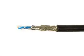 Produktfoto 1 von Alpha Wire Alpha Essentials Flexing Ethernet Cat5e Ethernet-Kabel, 152 m, Schwarz Aluminium/Mylar, Aussen ø 0.24 mm