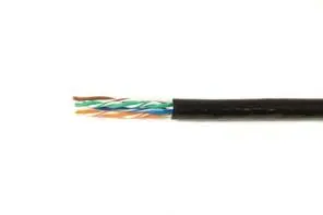 Produktfoto 1 von Alpha Wire Alpha Essentials Flexing Ethernet Cat5e Ethernet-Kabel, 152 m, Schwarz Ungeschirmt Ungeschirmt, Aussen ø 0.3