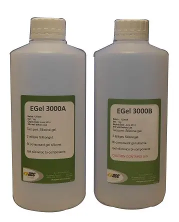 Produktfoto 1 von ACC EGel3000 Silikon Dichtmasse Klar Flüssig, Bausatz 2 kg, 200 °C, -55 °C