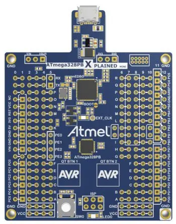 Produktfoto 1 von Microchip Xplained Mini MCU, Evaluierungskit Evaluierungskit ATmega328 ATmega ATmega328PB