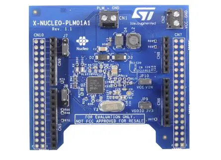 Produktfoto 1 von STMicroelectronics NUCLEO Entwicklungstool Kommunikation und Drahtlos ST7580 Evaluierungskit PSK-Modem, FSK für STM32