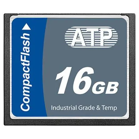 Produktfoto 1 von ATP Compact Flash Speicherkarte Industriequalität 16 GB, Compact Flash, SLC