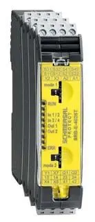 Produktfoto 1 von Schmersal SRB-E Sicherheitsrelais 24V dc, 2 Sicherheitskontakte, 1 Hilfsschalter, Automatisch EN 60947-5-1, IEC 61508,
