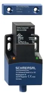 Produktfoto 1 von Schmersal RSS 16 RFID M12 Berührungsloser Sicherheitsschalter 26.4V dc aus Glasfaserverstärkter Kunststoff, 2, Flach