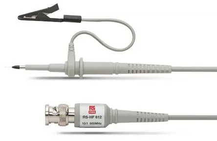 Produktfoto 1 von RS PRO RS-HF Oszilloskoptastkopf Miniatur 0.1 dB 500 MHz 500 V BNC