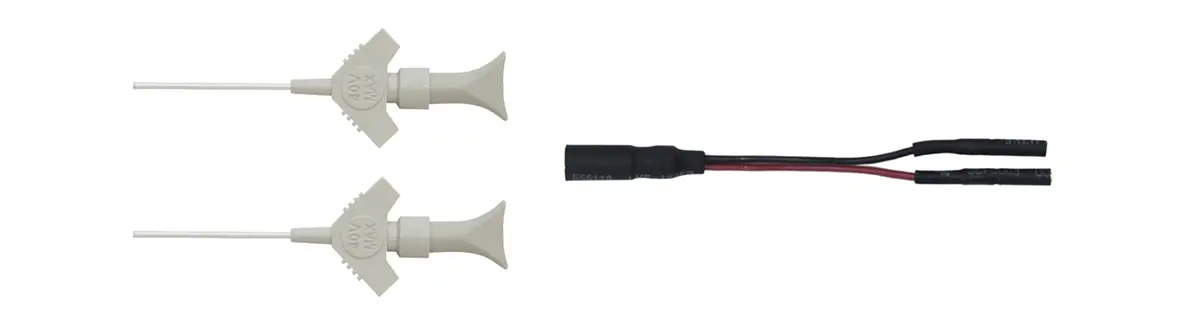 Produktfoto 1 von RS PRO Miniatur-Klemmprüfspitzen mit Zweifachadapter Oszilloskoptastkopf Serie RS-HF 600