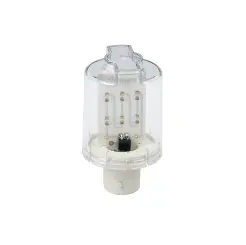 Produktfoto 1 von Schneider Electric LED-Lampe 24 V ac/dc, BA15d Sockel Weiß, Glaskolben, LED