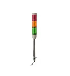Produktfoto 1 von Schneider Electric Harmony XVM LED Signalturm Keine Summer-Komponente 3-stufig Linse Gelb, Grün, Rot 24V ac/dc Dauer