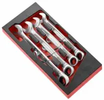 Produktfoto 1 von Facom Schraubenschlüsselsatz Schaumstoffmodul, 4-teilig 21 To 30 mm