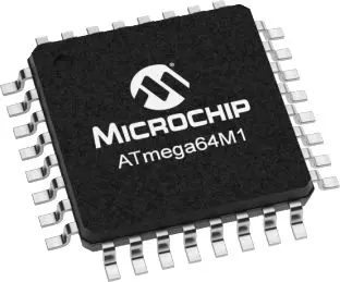 Produktfoto 1 von Microchip Mikrocontroller ATMEGA64M1 AVR 8 bit Oberfläche 64kB Flash TQFP 32-Pin 16 MHz 4.1 kB RAM