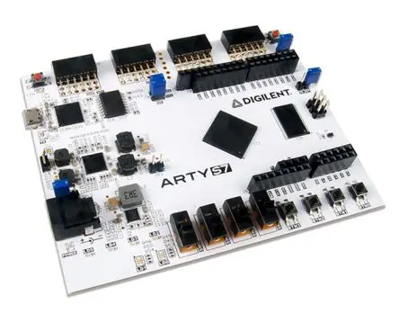 Produktfoto 1 von Digilent Xilinx Spartan-7, Entwicklungsboard für Hobbybastler, Macher, XC7S25-CSGA324, FPGA, ADC1410