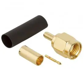 Produktfoto 1 von Amphenol RF SMA Stecker Koaxialsteckverbinder SMA-Steckverbinder, Kabel, für RG-316, RG188A, RG188, RG174,