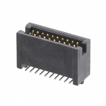 Produktfoto 1 von Samtec T1M Leiterplattenleiste, 3-polig / 1-reihig, Raster 1 mm Raster, Kabel-Platine, Ummantelt