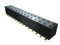 Produktfoto 1 von Samtec TLE Leiterplattenbuchse Gerade Oberfläche 20-polig / 2-reihig, Raster 2 mm Lot