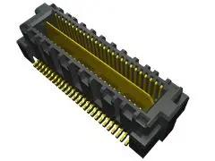 Produktfoto 1 von Samtec QMS Leiterplattenleiste Gerade, 104-polig / 2-reihig, Raster 0.64 mm Raster Oberfläche, Platine-Platine,