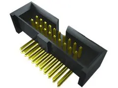 Produktfoto 1 von Samtec SHF Leiterplattenleiste Gerade, 10-polig / 2-reihig, Raster 1.27 mm Raster Oberfläche, Kabel-Platine, Ummantelt