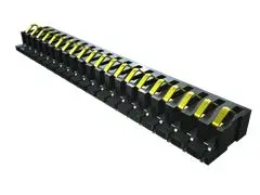 Samtec SIB Leiterplattenleiste Gerade, 4-polig / 1-reihig, Raster 2.54 mm Raster Oberfläche, Platine-Platine, Ummantelt