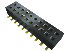 Produktfoto 1 von Samtec CLP Leiterplattenbuchse Gerade Oberfläche 10-polig / 2-reihig, Raster 1.27 mm Lot