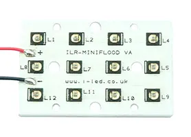 Produktfoto 1 von Intelligent LED Solutions ILR-IO12 IR-Diode, 850 nm, 16080 mW, 45 °, 2-Pin, Oberfläche 12-LEDs