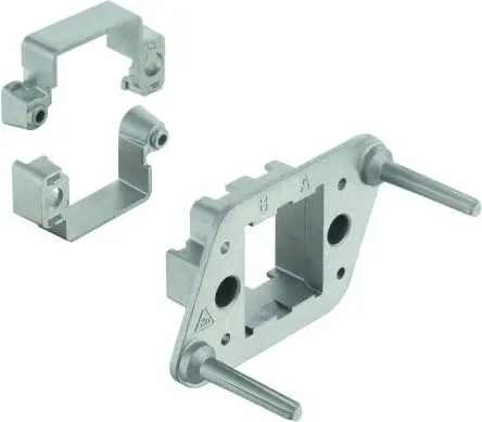 Produktfoto 1 von HARTING HAN Modular Docking-Rahmen für Stromversorgungssteckverbinder in robuster Ausführung, 500V, 2.08 mm², 0.5 mm²,