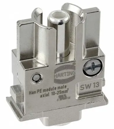 Produktfoto 1 von HARTING HAN Modular Modul für robusten Stromversorgungsstecker Stecker, 1-polig, Kabel, PE-Modul