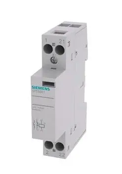 Produktfoto 1 von Siemens 5TT Schütz 230V ac-Spule, 2-polig, 230V ac / 20 A 230V ac 0.0026 kW 1 Schließer/1 Öffner Motorsteuerung