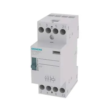 Produktfoto 1 von Siemens 5TT Schütz 24 V ac/dc-Spule, 4-polig, 400V ac / 25 A 230 V 0.0026 kW 3 Schließer, 1 Öffner Motorsteuerung