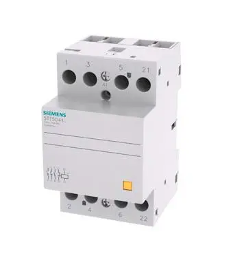 Produktfoto 1 von Siemens 5TT Schütz 24V ac/dc-Spule, 4-polig, 400V ac / 40 A 230V 0.0026 kW 3 Schließer, 1 Öffner Motorsteuerung
