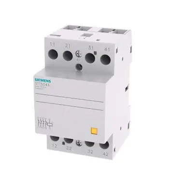 Produktfoto 1 von Siemens 5TT Schütz 220V ac/dc-Spule, 4-polig, 400V ac / 40 A 230V 0.0026 kW 4 Öffner Motorsteuerung 4-Hilfskontakte