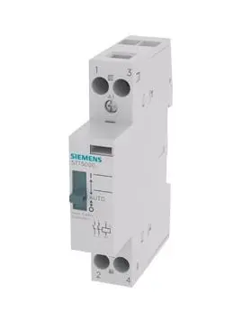 Produktfoto 1 von Siemens 5TT Schütz 230V ac-Spule, 2-polig, 230V ac / 20 A 230V ac 0.0026 kW 2 Schließer Motorsteuerung 2-Hilfskontakte