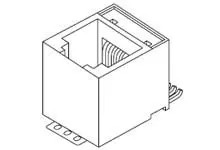 Produktfoto 1 von Molex 85513 Buchse Cat3 RJ11-Steckverbinder, 2-Port 1-polig Ungeschirmt Oberfläche Vertikal
