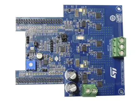 Produktfoto 1 von STMicroelectronics STM32 Nucleo Entwicklungskit, Erweiterungsboard für Niederspannungs-BLDC-Motortreiber Bürstenloser