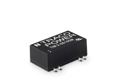 Produktfoto 1 von TRACOPOWER TIM 2 DC/DC Konverter, 5V dc OUT 400 mA Oberfläche 36V dc 5 kV ac 2 W -40 °C 95 °C