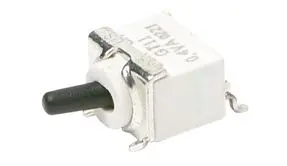 Produktfoto 1 von C & K Oberfläche Kippschalter 1-poliger Umschalter, Rastend, 20 V dc, 20 V ac, Lot
