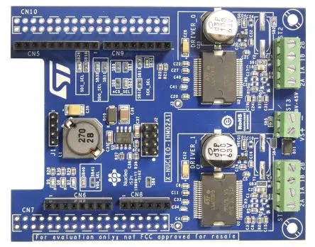Produktfoto 1 von STMicroelectronics X-NUCLEO-IHM02A1 Evaluierungsplatine, Erweiterungsplatine für zweiachsige Schrittmotortreiber