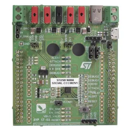 Produktfoto 1 von STMicroelectronics Controller-Evaluierungsboard Entwicklungstool Kommunikation und Drahtlos STEVAL-CCC002V1