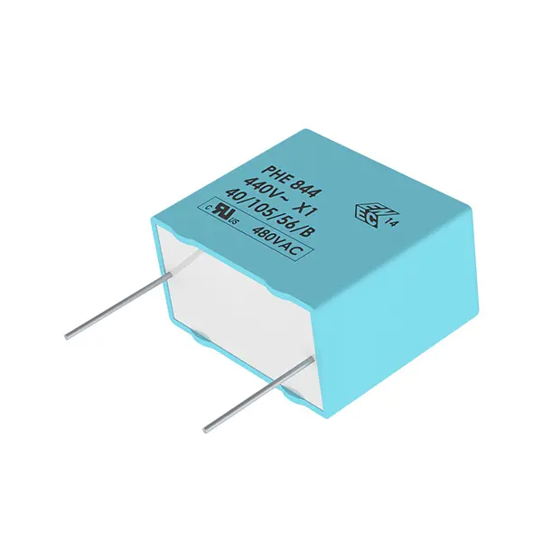 Produktfoto 1 von KEMET PHE844 X1 Folienkondensator 1μF ±20% / 440 V ac, 1000 V dc, THT Raster 37.5mm