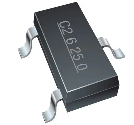 Produktfoto 1 von Bourns AEC-Q101 1 TVS-Diode Unidirektional Array 4 V min., 3-Pin, Oberfläche 3.3 V max SOT-323