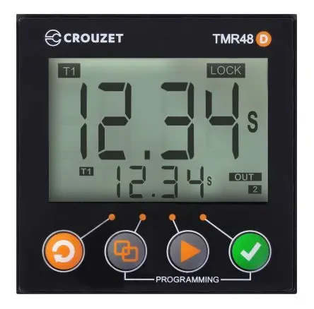 Produktfoto 1 von Crouzet Syr-Line Zeitrelais, Panel 240 V dc 100V ac, 240 V ac, 1 Kont. Multifunktion, 1-poliger Umschalter