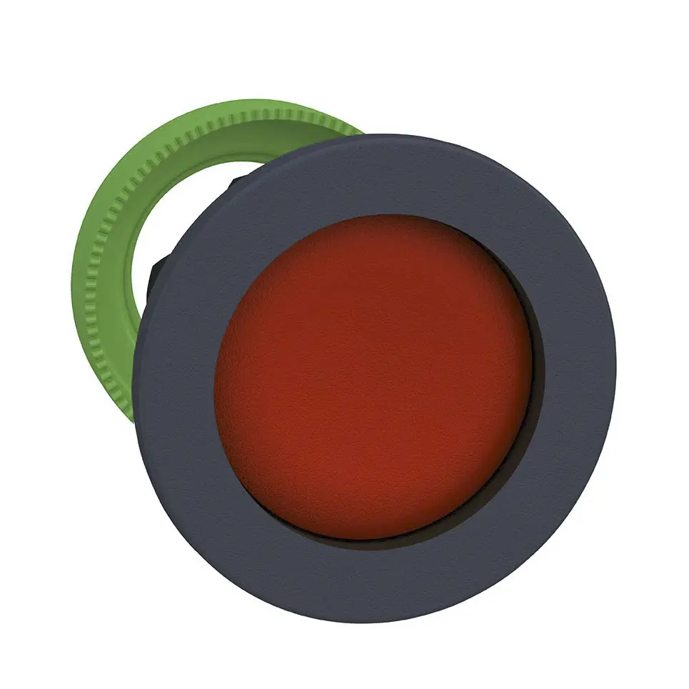 Produktfoto 1 von Schneider Electric Harmony ZB5 Drucktastenkopf Ø 30 mm, Rot Tastend Rund Rund Kunststoff, IP66