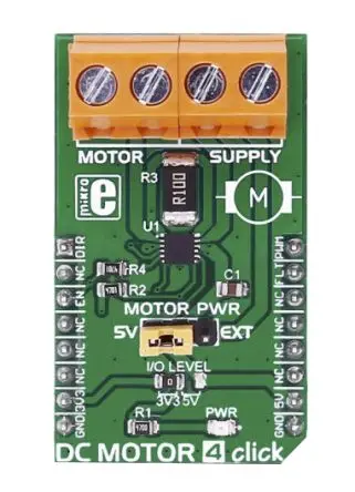 Produktfoto 1 von MikroElektronika EMC2301 Entwicklungskit, DC MOTOR 4 Klick Gleichstrommotor