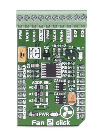 Produktfoto 1 von MikroElektronika MAX31760 Entwicklungskit, Lüfter 2 Klick