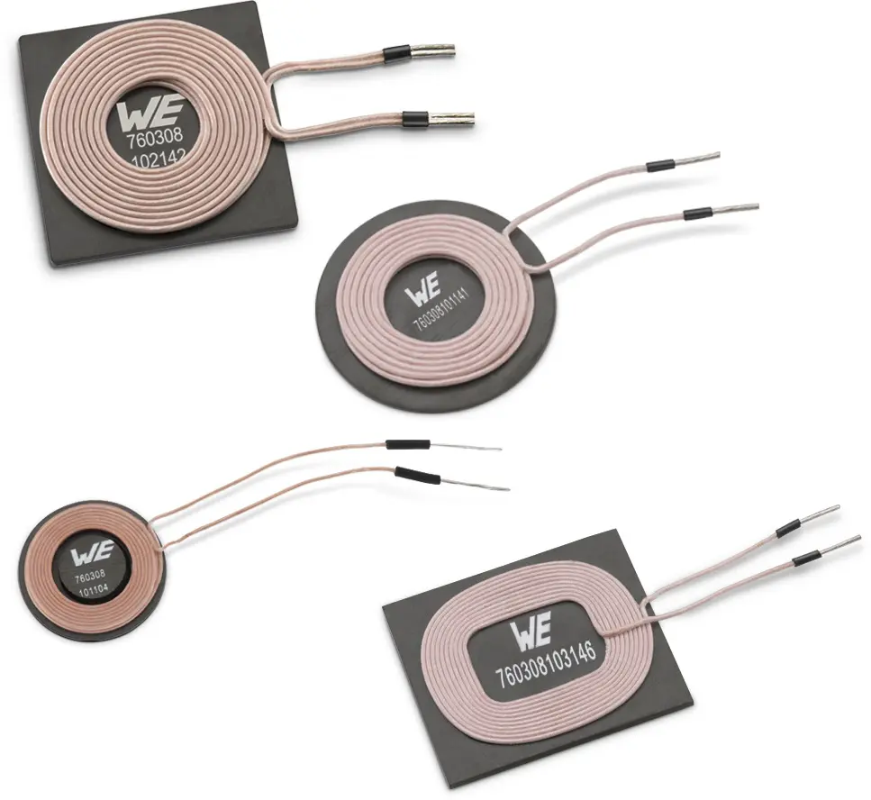 Produktfoto 1 von Wurth Elektronik WE-WPCC Drahtlose Ladespule 19.5 μH Übertrager 12 mΩ 20 A