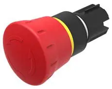 Produktfoto 1 von EAO 45 Not-Aus-Schalter, 22mm, Drehfreigabe, Pilz, Kunststoff, IP66, IP67, IP69K