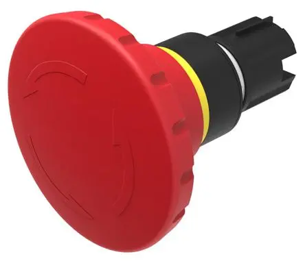 Produktfoto 1 von EAO 45 Not-Aus-Schalter, 22 mm, Rot, Drehfreigabe, Pilzkopf, Kunststoff, IP67, IP69K, IP66, 60 mm