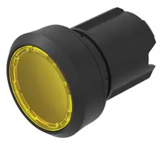 Produktfoto 1 von EAO 45 Druckschalter Ø 22.3 mm, Gelb Rund Kunststoff, IP66