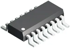 Produktfoto 1 von Isocom IS Oberfläche 4 Optokoppler DC-In, 16-Pin SMD, Isolation 3000 V eff.