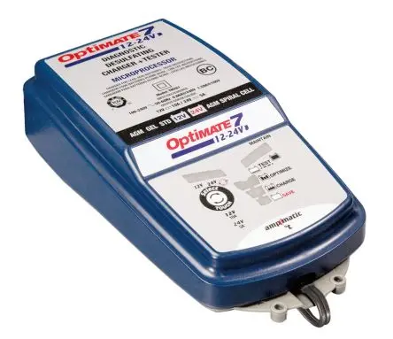 TecMate Optimate 7 OptiMate 7 Akkuladegerät, 12V, 24 V Bleiakku/10 A 24 V, 12 V Automobilindustrie