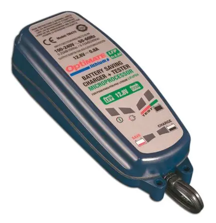 Produktfoto 1 von TecMate Optimate Lithium Akkuladegerät, 12V LiFePO4/0.8 A 12 V Automobilindustrie