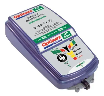 Produktfoto 1 von TecMate OptiMate Lithium Select TM-270 Akkuladegerät, 12.8V, 16 V LiFePO4/9.5 A 12 V Automobilindustrie